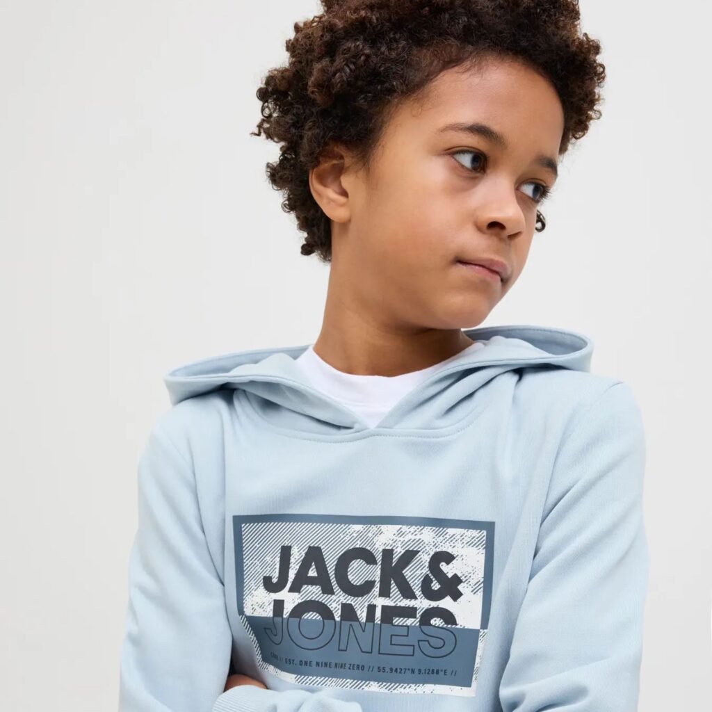 JACK & JONES Duks sa kapuljačom za dečake JCOLOGAN model