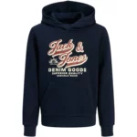JACK & JONES JUNIOR Pamučni duks sa kapuljačom za dečake HOOD