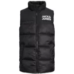 JACK & JONES JUNIOR Prsluk za dečake JJETOBY crni