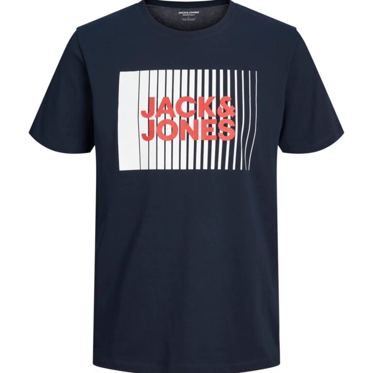 JACK & JONES JUNIOR majica kratak rukav JJECORP teget prednja strana