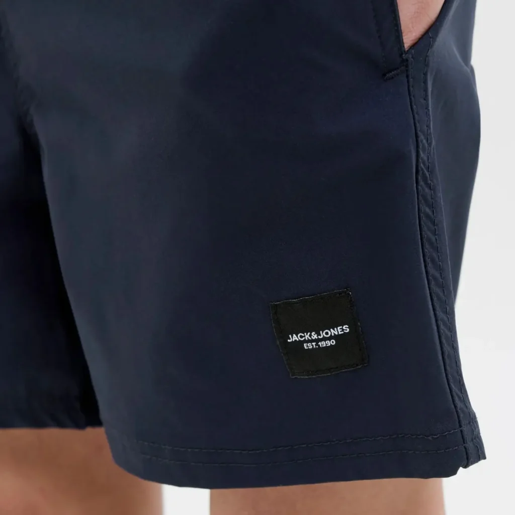 JACK & JONES Šorc za kupanje JNR teget detalj