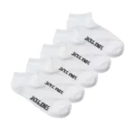 Jack & Jones Junior kratke čarape za dečake JNR set 5kom bele