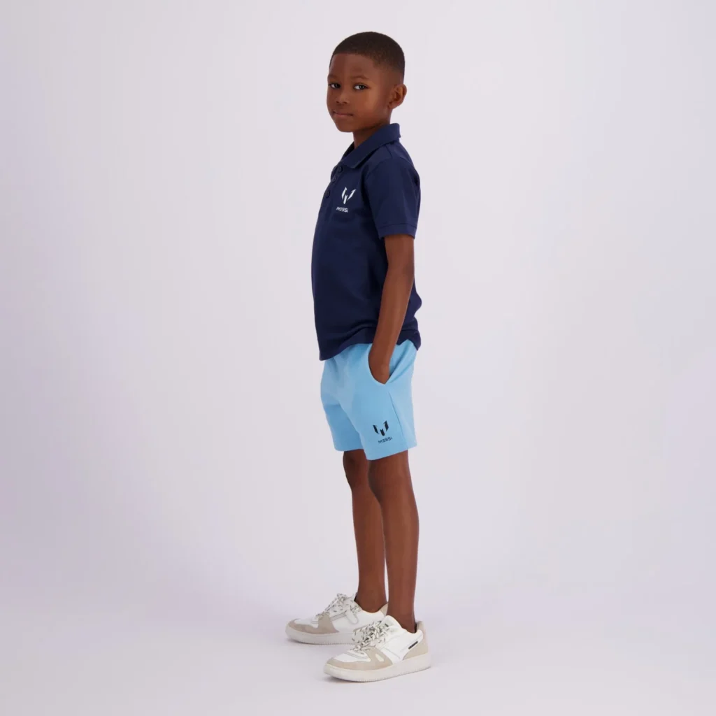 MESSI polo majica KAPPO teget boja na modelu
