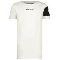 Majica kratak rukav za dečake MESSI NEROS bela