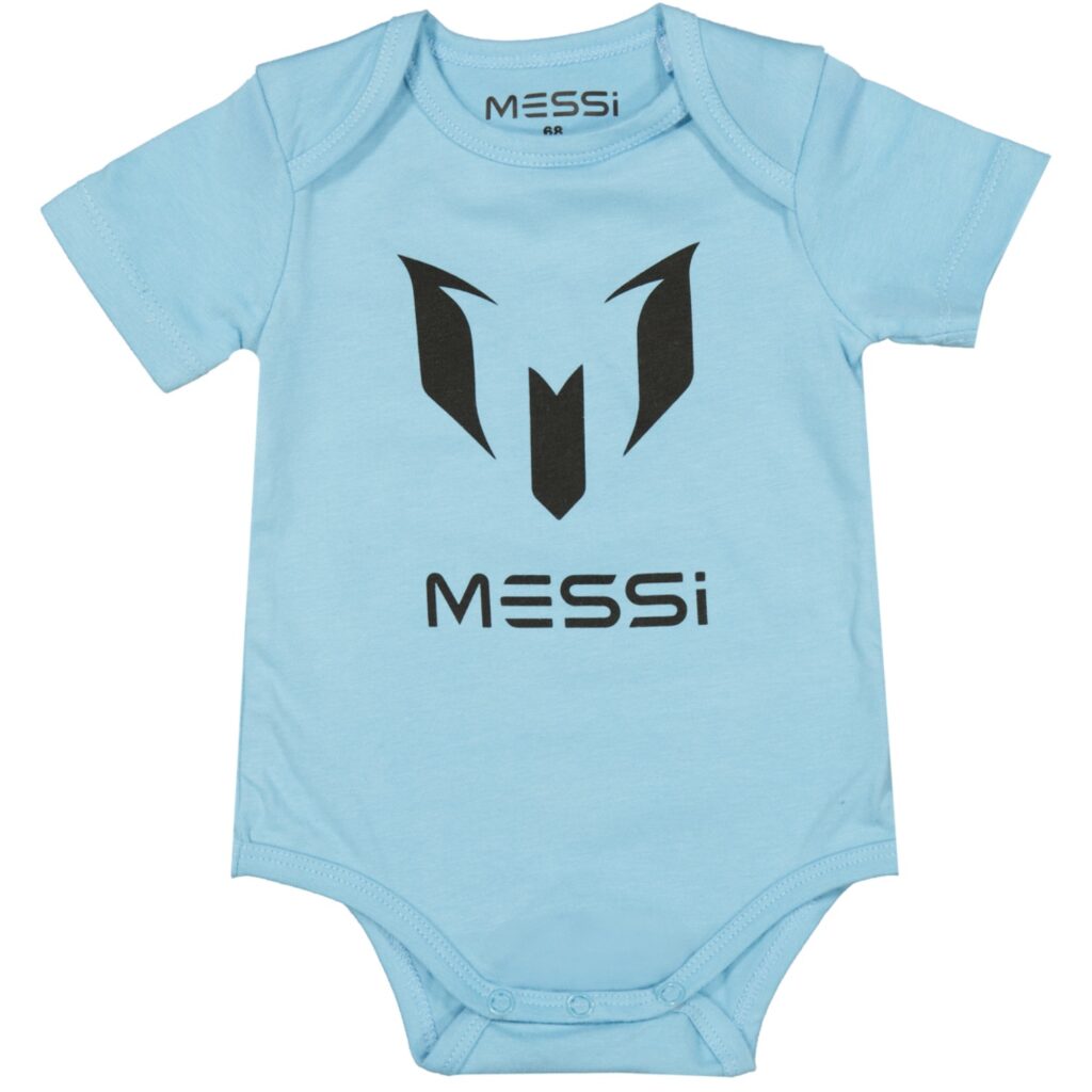 Messi logo bodi za bebe plavi C112BUN72902-1081 prednja strana