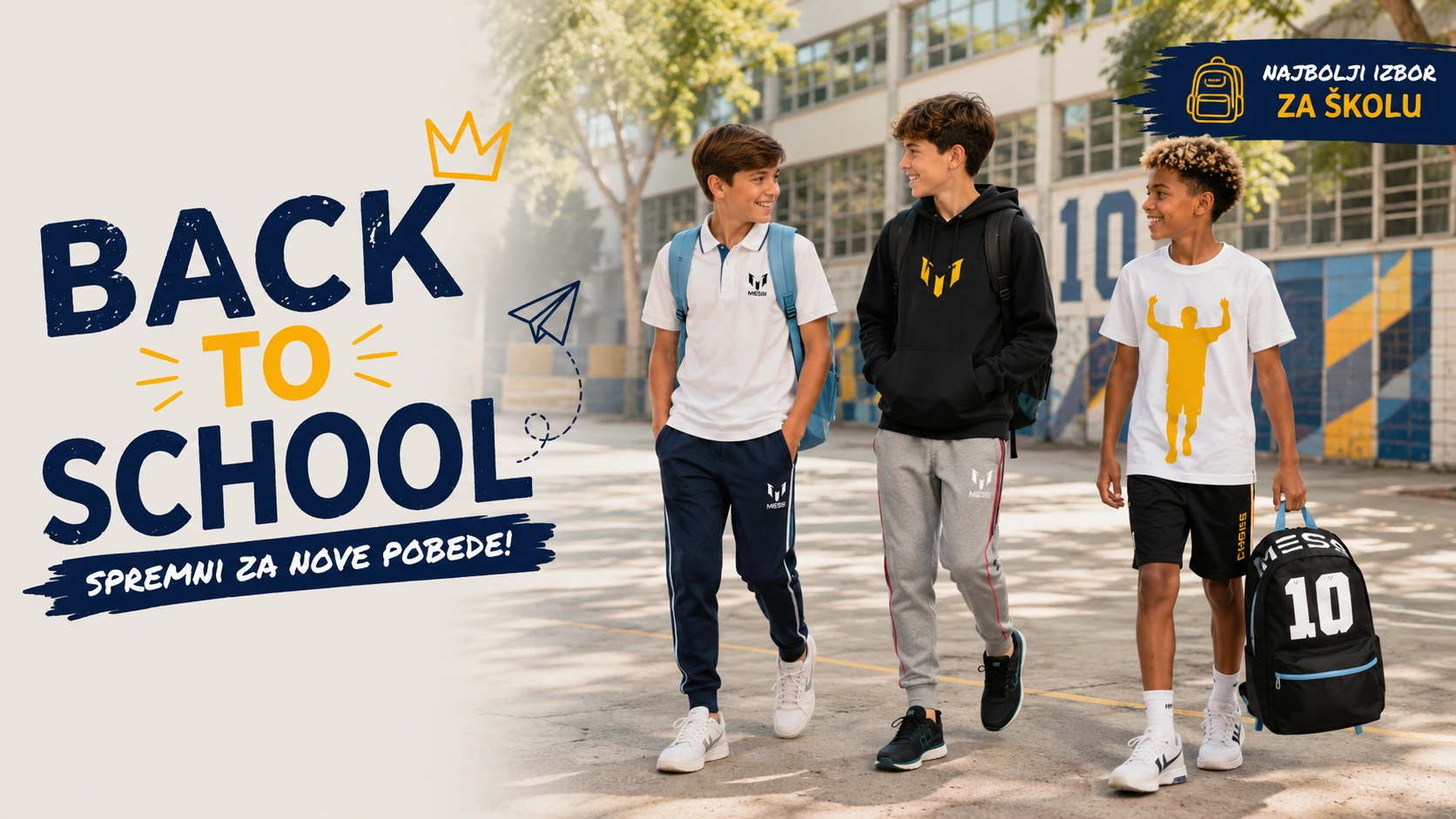 back to school baner