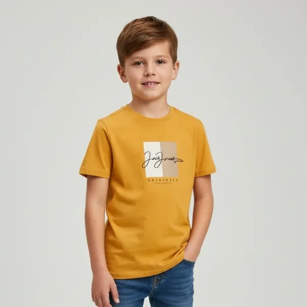 jack and jones junior majica za decake na modelu 2