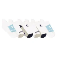 messi kratke čarape za dečake set 6kom WHT M5510792TA