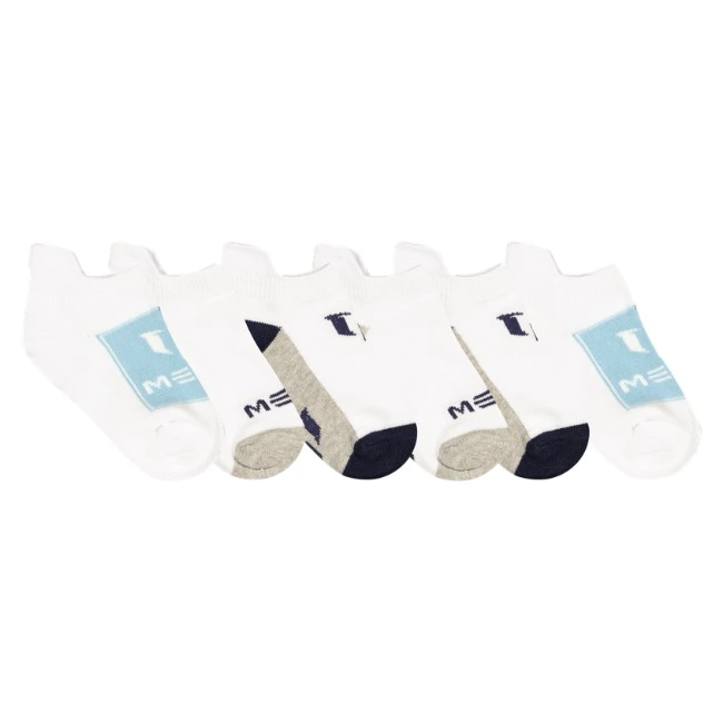 messi kratke čarape za dečake set 6kom WHT M5510792TA