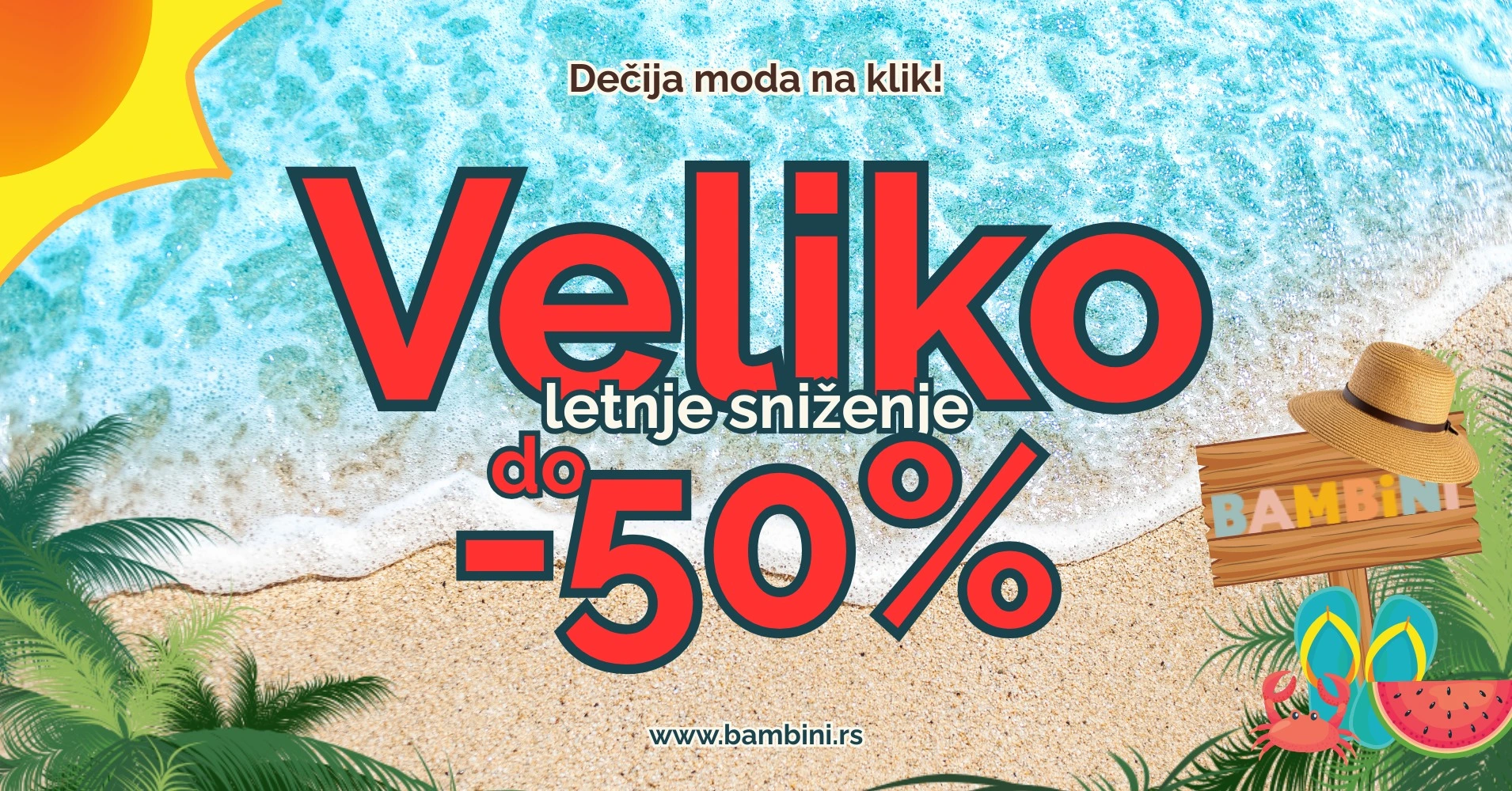 Letnje sniženje na bambini.rs